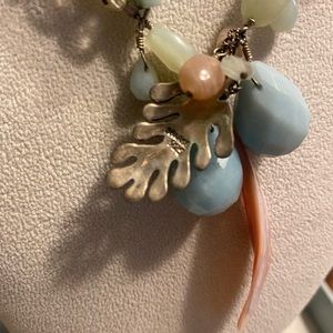 Studio Barse Jewelry - Barse multi-color stone and silvertone necklace Studio Barse Jewelry - Barse multi-color stone and silvertone necklace
